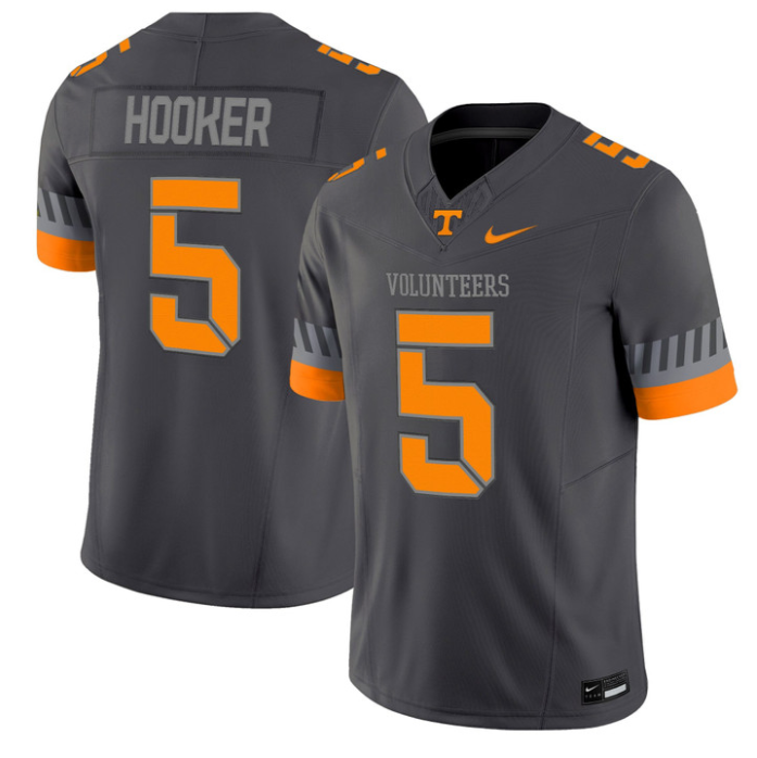Hendon Hooker Jersey #5 Tennessee Vols 2025 Smokey Grey Series Stitched Football 2 Hendon Hooker Jersey #5 Tennessee Vols 2025 Smokey Grey Series Stitched Football - Image 2