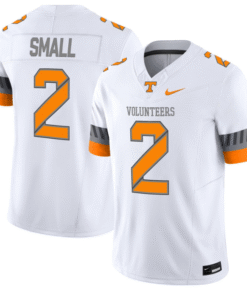 Alternative view of Jabari Small Jersey #2 Tennessee Vols 2025 Smokey Grey Series Stitched Football