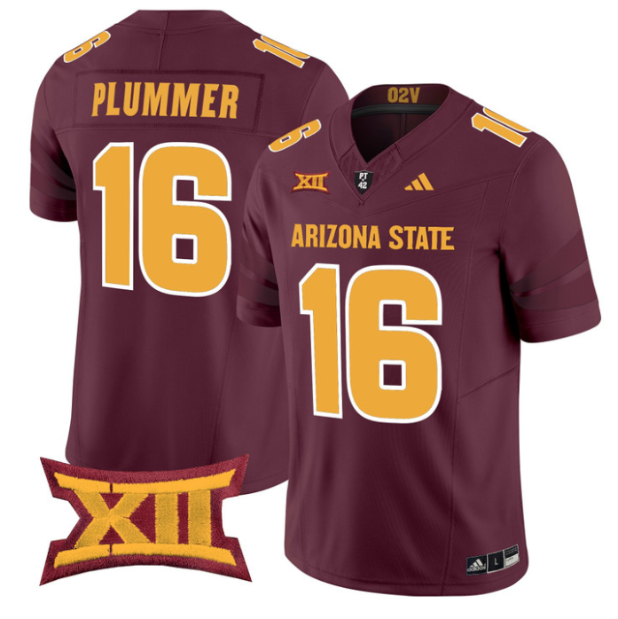 Jake Plummer Jersey #16 Arizona State Sun Devils 2025 Limited Stitched Football 1 Jake Plummer Jersey #16 Arizona State Sun Devils 2025 Limited Stitched Football