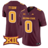 Jordyn Tyson Jersey #0 Arizona State Sun Devils 2025 Limited Stitched Football 4 Jordyn Tyson Jersey #0 Arizona State Sun Devils 2025 Limited Stitched Football