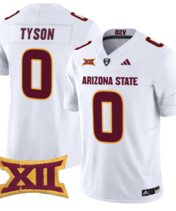 Jordyn Tyson Jersey 0 Arizona State Sun Devils 2025 Limited Stitched White