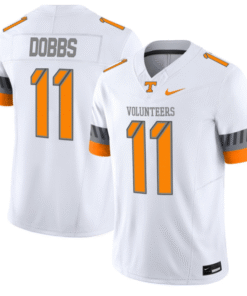 Joshua Dobbs Jersey #11 Tennessee Vols 2025 Smokey Grey Series Stitched Football 5 Joshua Dobbs Jersey 11 Tennessee Vols 2025 Smokey Grey Series Stitched White