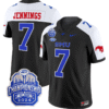 Kevin Jennings Jersey #7 SMU Mustangs 2024 ACC Championship Patch Stitched Football 15 Kevin Jennings Jersey #7 SMU Mustangs 2024 ACC Championship Patch Stitched Football