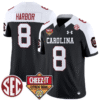 Nyck Harbor Jersey #8 South Carolina Cheez-It Citrus Bowl Patch Stitched Football