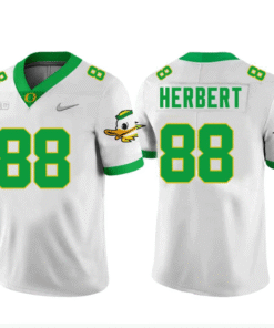 Patrick Herbert Jersey 88 Oregon Ducks Football White