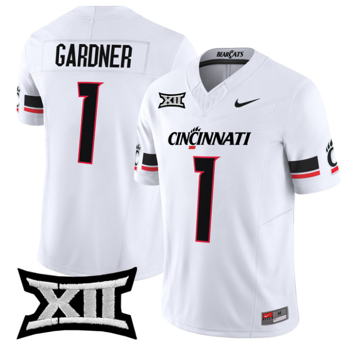 Sauce Gardner Jersey #1 Cincinnati Bearcats 2025 Vapor Limited Stitched Football 2 Sauce Gardner Jersey #1 Cincinnati Bearcats 2025 Vapor Limited Stitched Football - Image 2