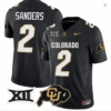 Shadeur Sanders Jersey #2 Colorado Buffaloes College Stitched Football