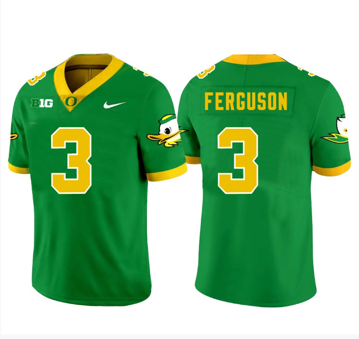 Terrance Ferguson Jersey #3 Oregon Ducks All Stitched Football 1 Terrance Ferguson Jersey #3 Oregon Ducks All Stitched Football