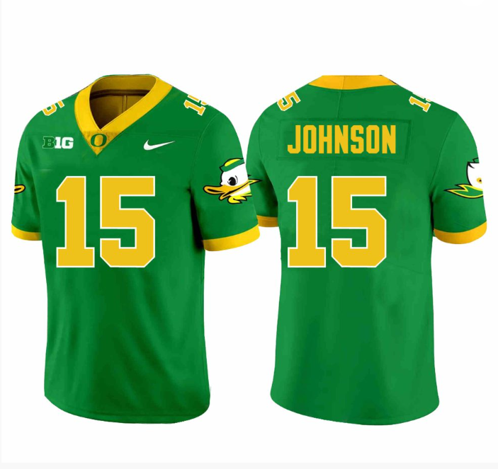Tez Johnson Jersey #15 Oregon Ducks All Stitched Football 1 Tez Johnson Jersey #15 Oregon Ducks All Stitched Football