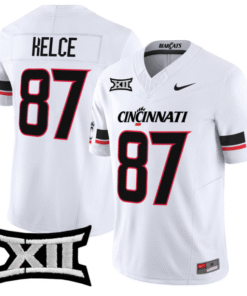 Travis Kelce Jersey 87 Cincinnati Bearcats 2025 Vapor Limited Stitched White