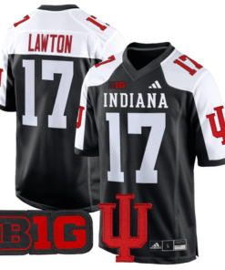 Ty Son Lawton Jersey #17 Indiana Hoosiers 2024 Game V2 Stitched Football