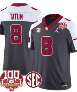 Oklahoma Sooners 100th Anniversary Patch Vapor Limited Jersey - All Stitched 73 1725613252ef52d21b1d