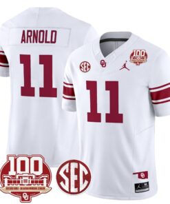 Oklahoma Sooners 100th Anniversary Patch Vapor Limited Jersey - All Stitched 48 172561325414fa864b12