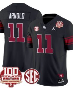 Oklahoma Sooners 100th Anniversary Patch Vapor Limited Jersey - All Stitched 56 1725613254893740dcef