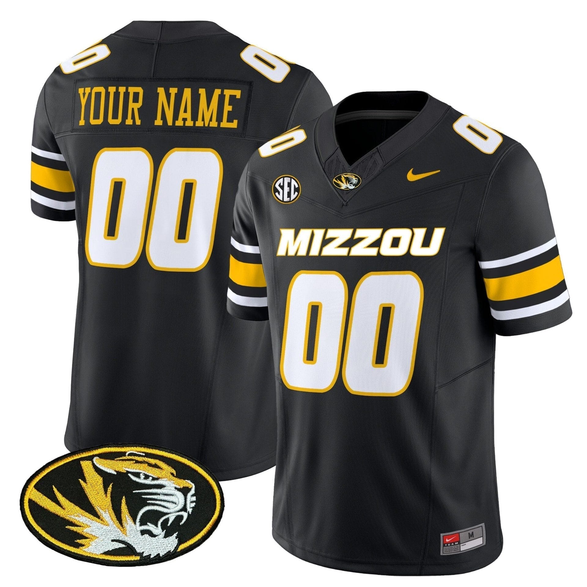 Custom Missouri Tigers Jersey Name, Number 2025 Vapor Limited All Stitched 3 Custom Missouri Tigers Jersey Name, Number 2025 Vapor Limited All Stitched - Image 3