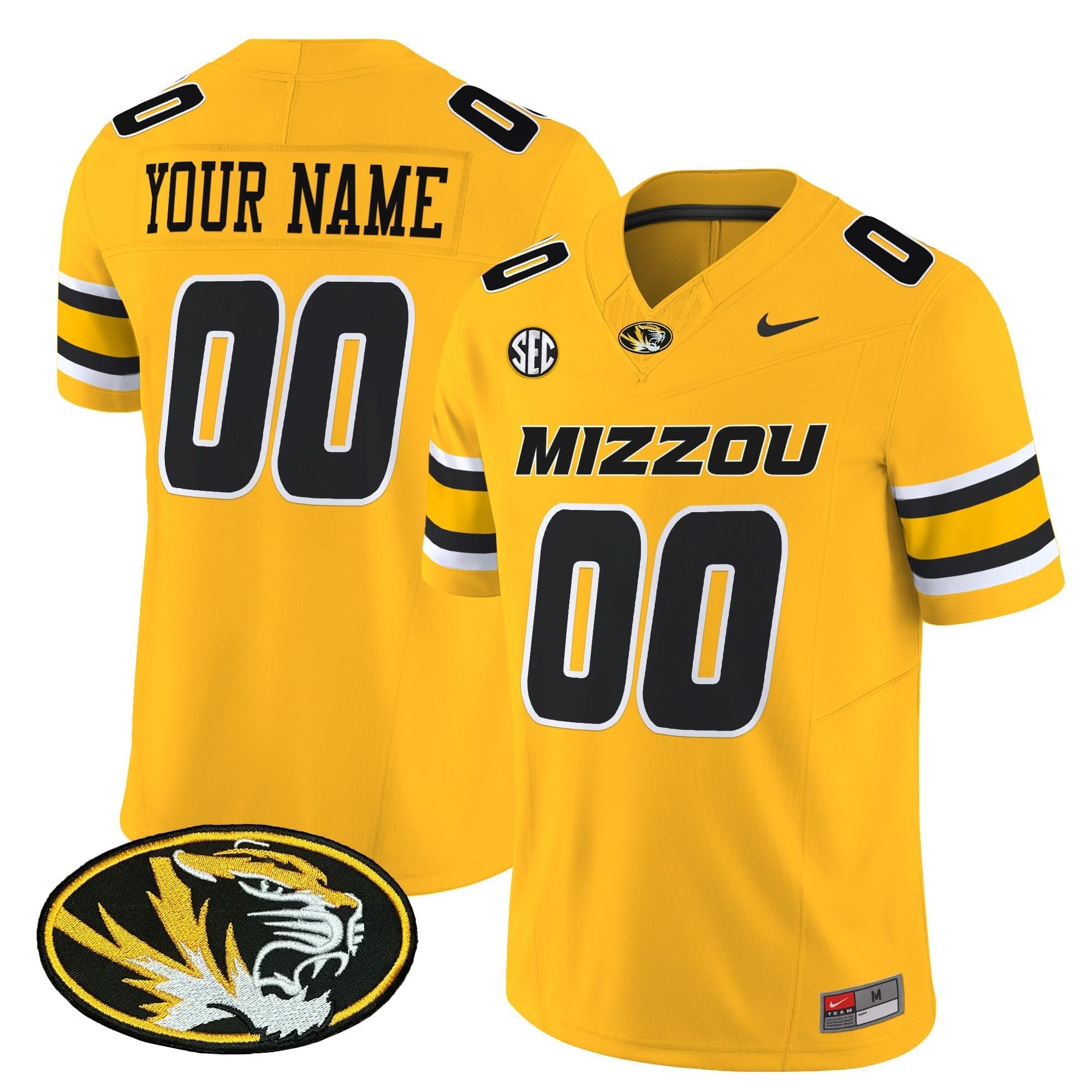 Custom Missouri Tigers Jersey Name, Number Vapor Limited Stitched All Colors 4 Custom Missouri Tigers Jersey Name, Number Vapor Limited Stitched All Colors - Image 4