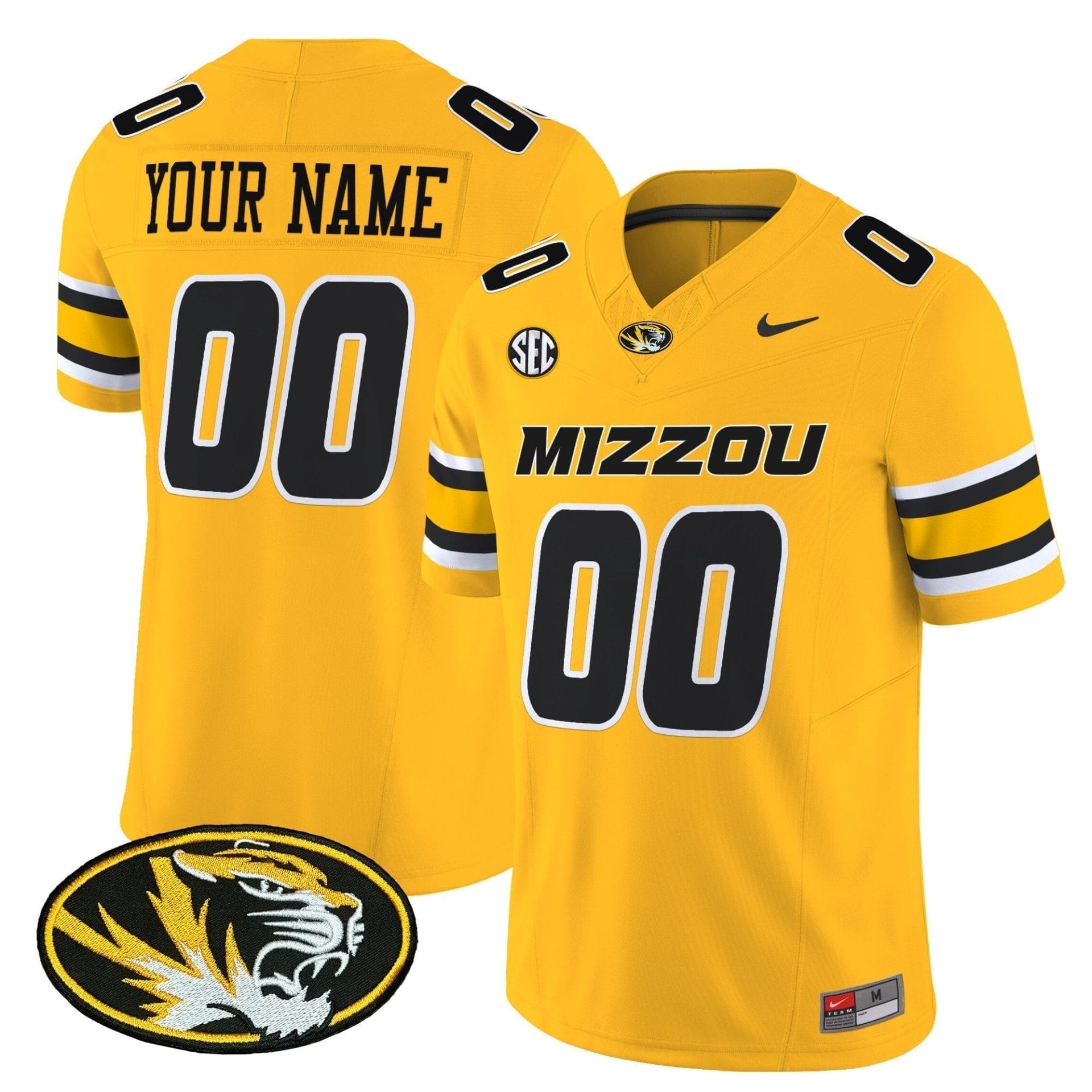 Custom Missouri Tigers Jersey Name, Number 2025 Vapor Limited All Stitched 4 Custom Missouri Tigers Jersey Name, Number 2025 Vapor Limited All Stitched - Image 4