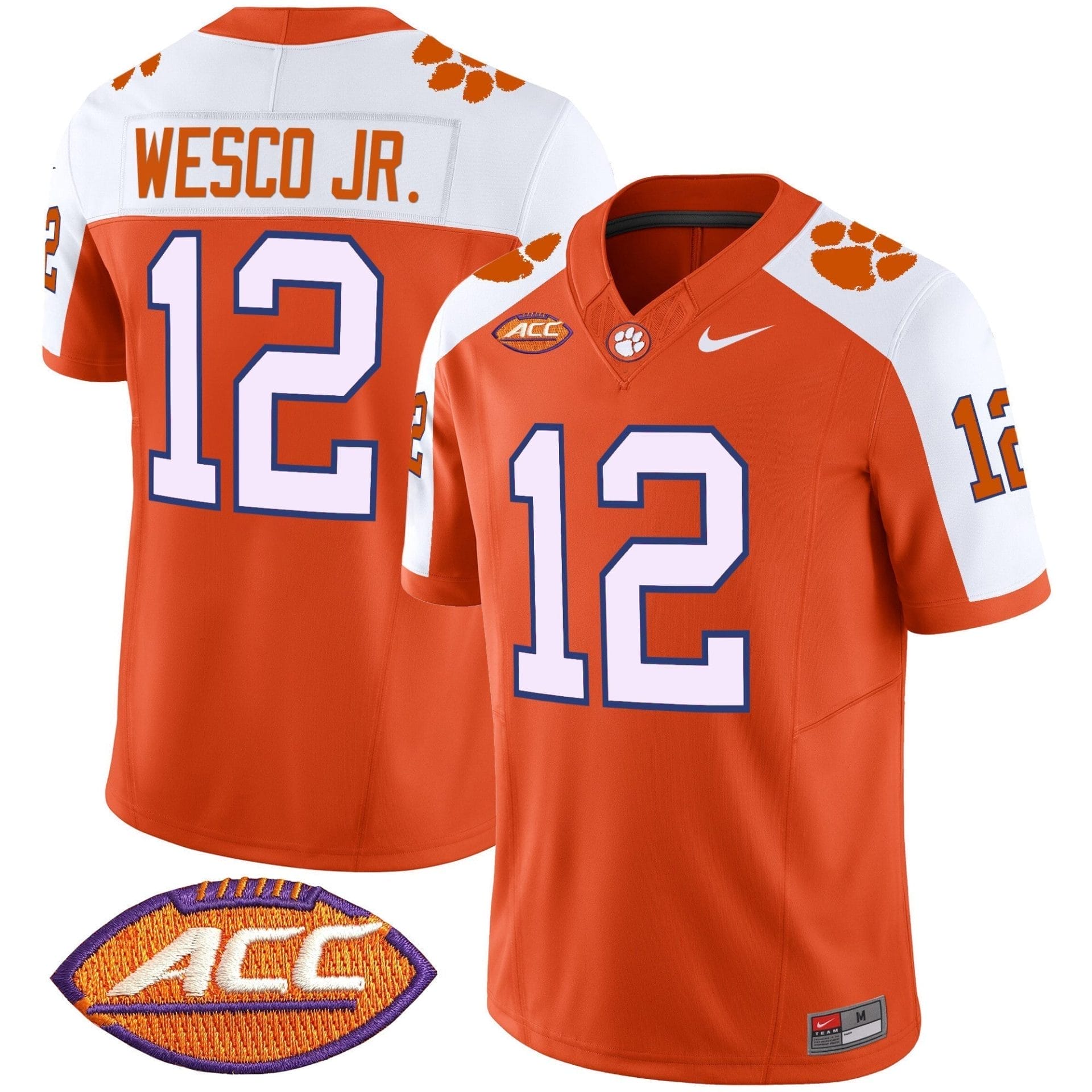 Clemson Tigers 2025 Vapor Limited Jersey - All Stitched 8 Clemson Tigers 2025 Vapor Limited Jersey - All Stitched - Image 8