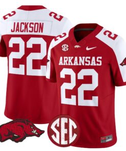 Alternative view of Arkansas Razorbacks Vapor Limited Jersey - All Stitched