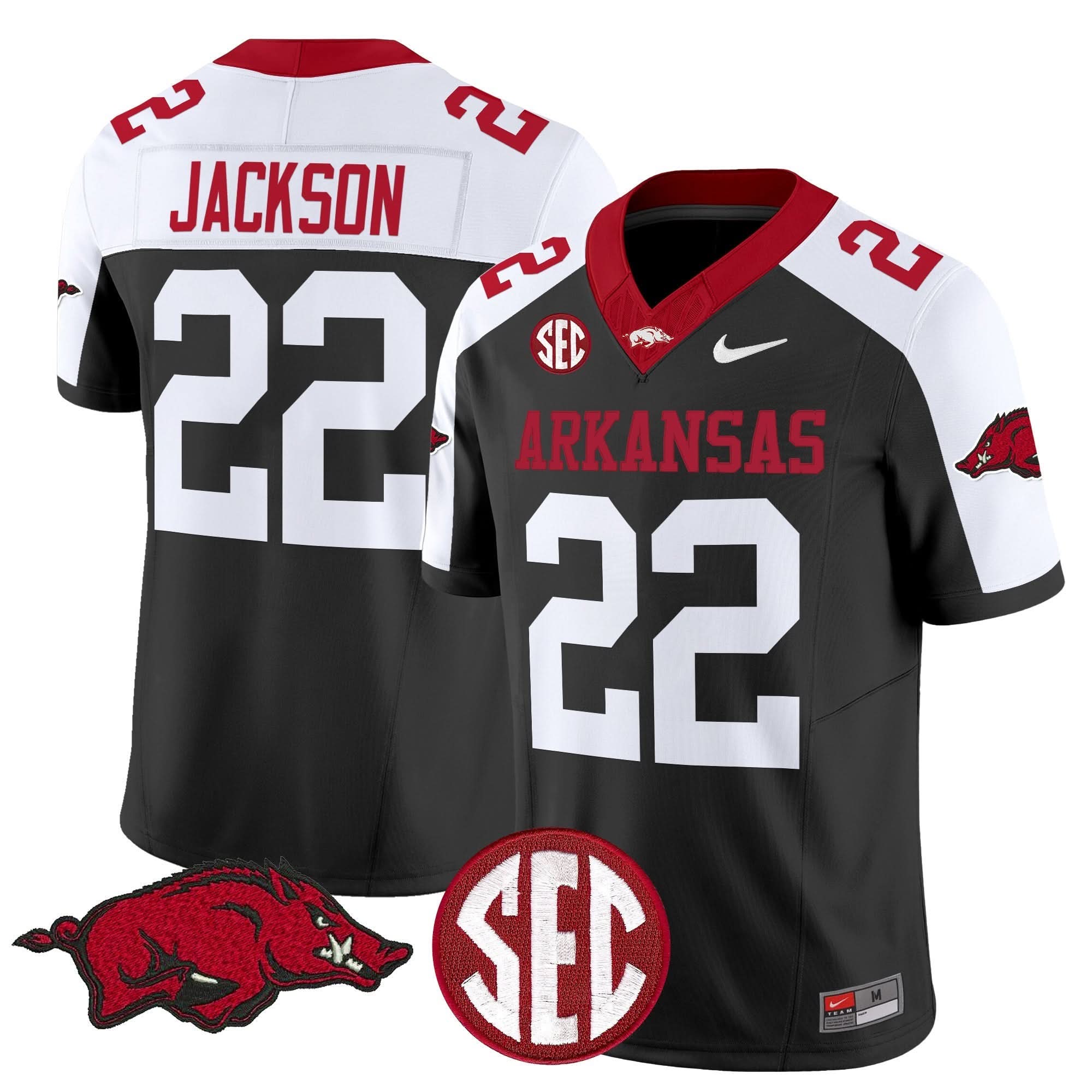 Arkansas Razorbacks Vapor Limited Jersey - All Stitched 12 Arkansas Razorbacks Vapor Limited Jersey - All Stitched - Image 12