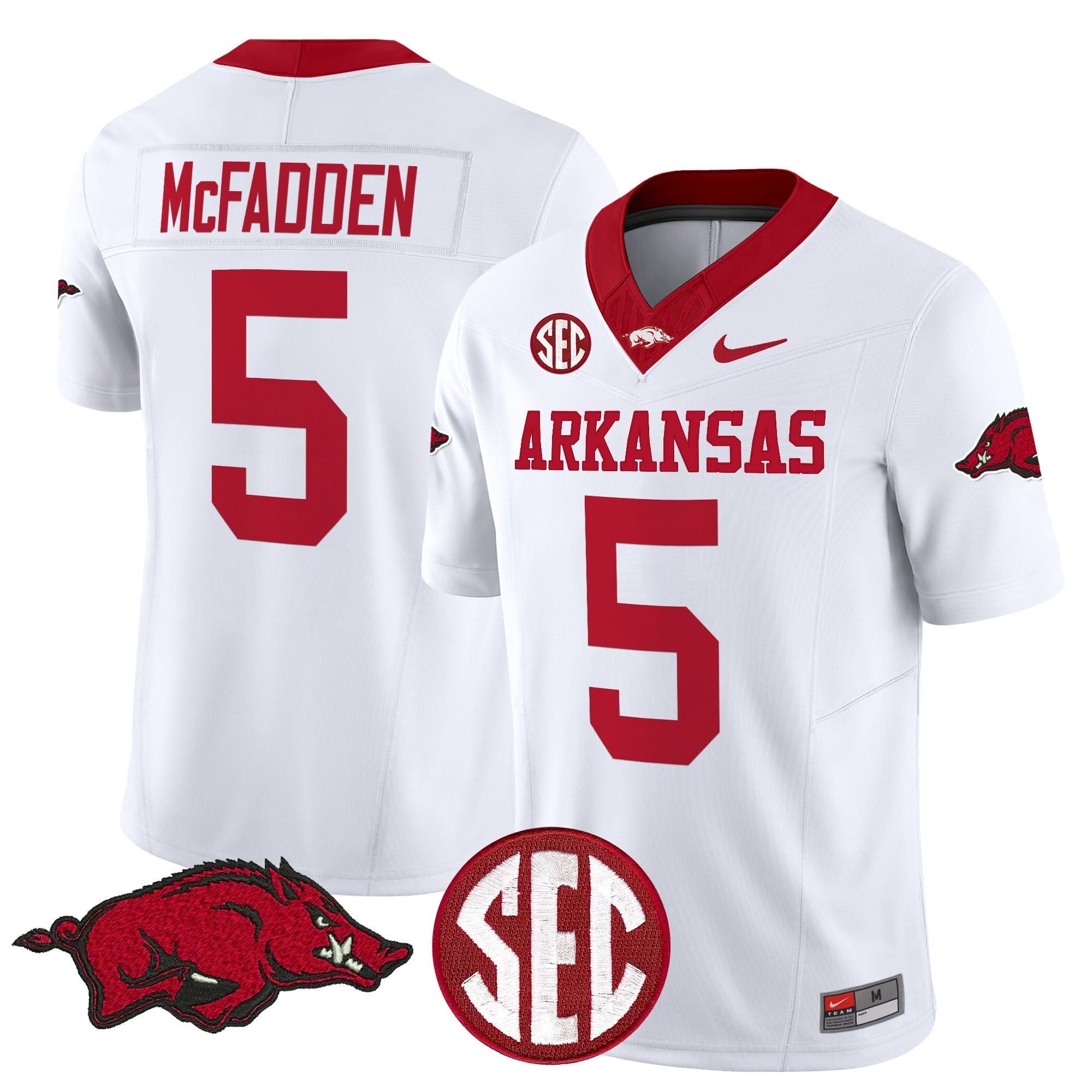 Arkansas Razorbacks Vapor Limited Jersey - All Stitched 30 Arkansas Razorbacks Vapor Limited Jersey - All Stitched - Image 30