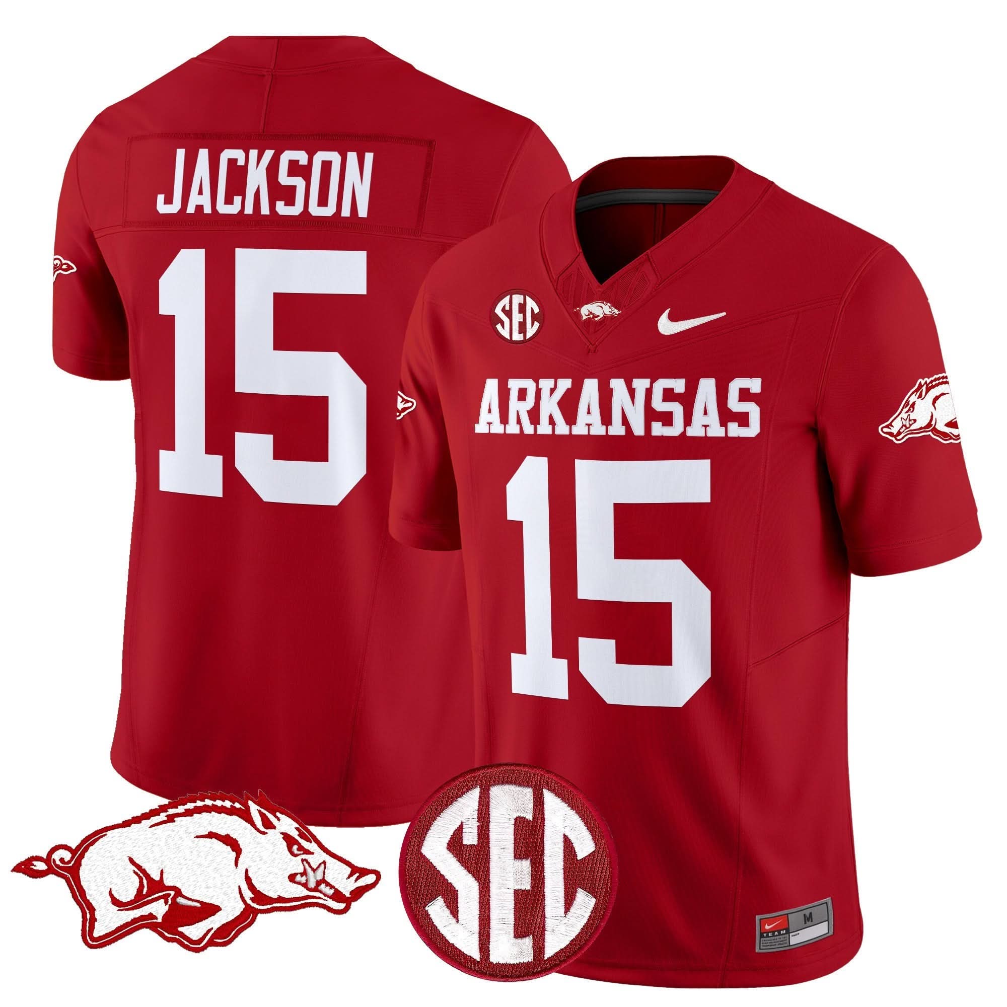 Arkansas Razorbacks Vapor Limited Jersey - All Stitched 15 Arkansas Razorbacks Vapor Limited Jersey - All Stitched - Image 15