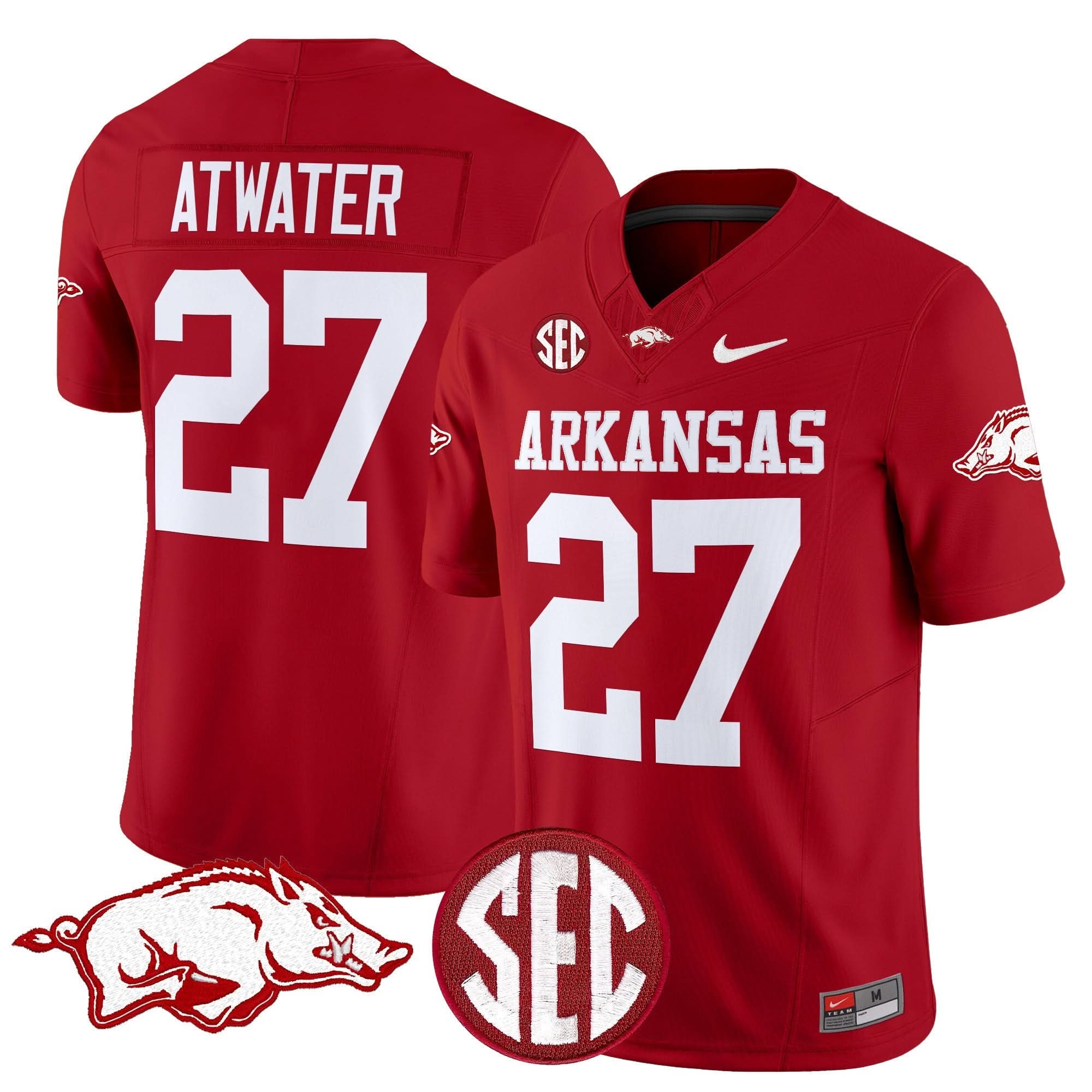 Arkansas Razorbacks Vapor Limited Jersey - All Stitched 14 Arkansas Razorbacks Vapor Limited Jersey - All Stitched - Image 14