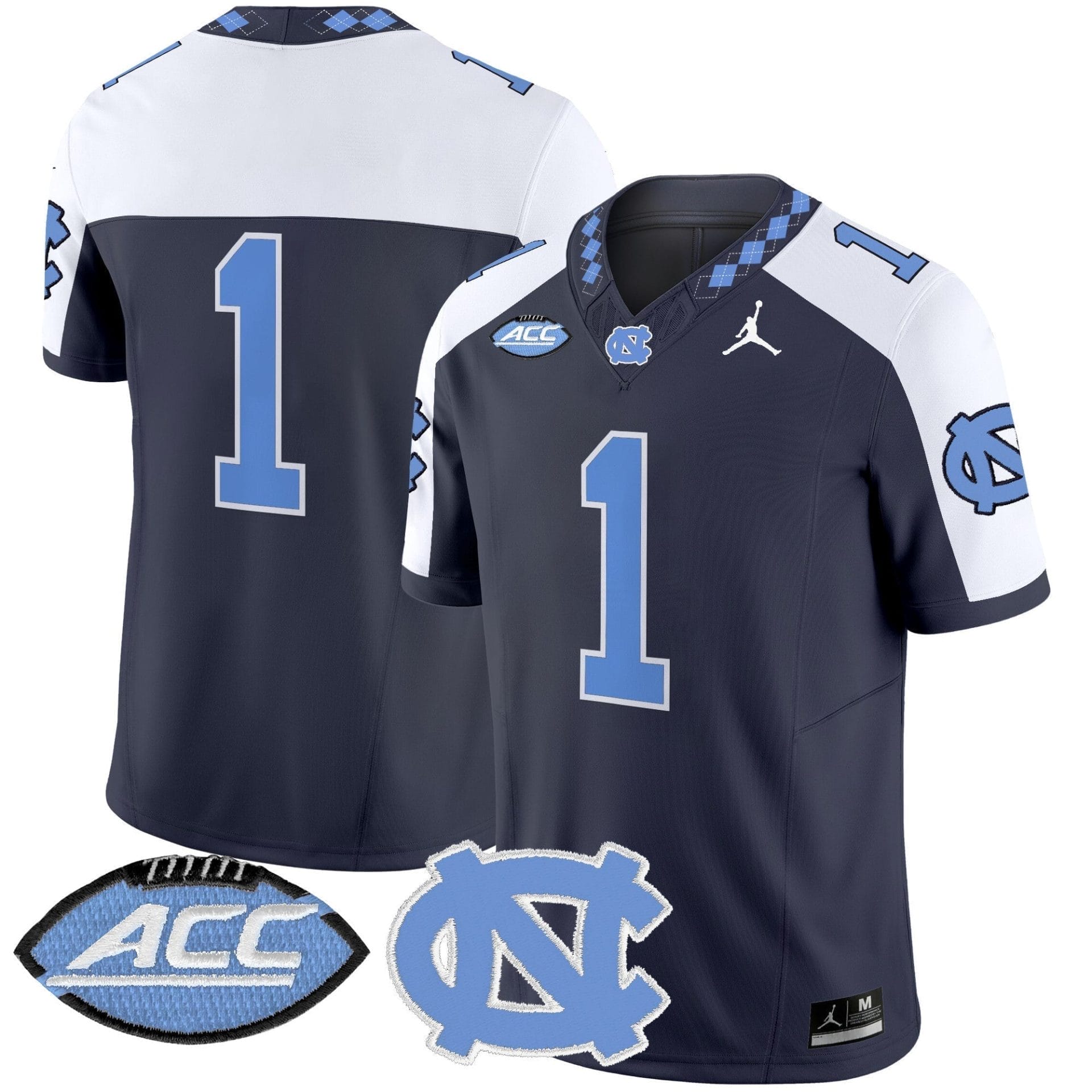 North Carolina Tar Heels 2025 Vapor Limited Jersey - All Stitched 12 North Carolina Tar Heels 2025 Vapor Limited Jersey - All Stitched - Image 12