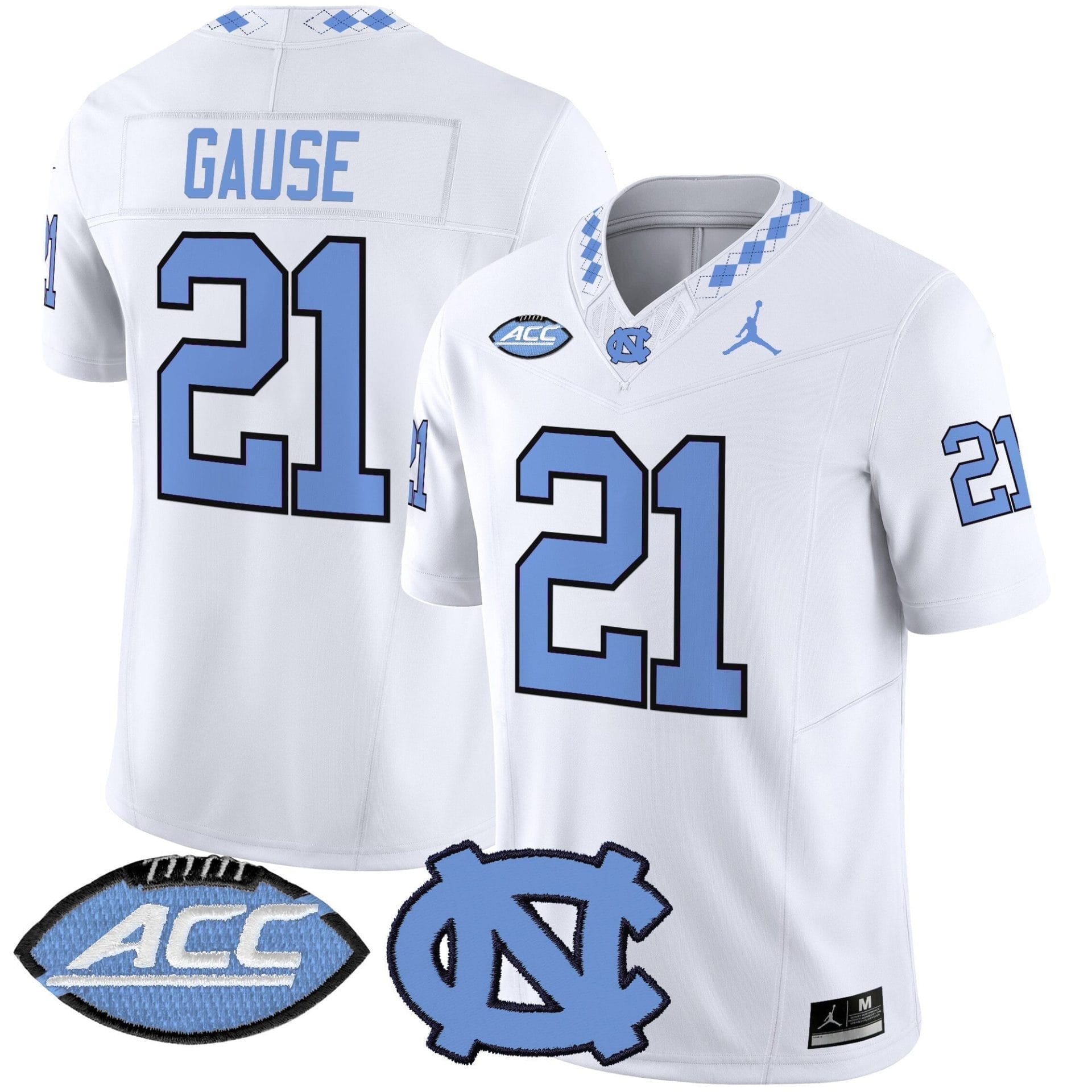 North Carolina Tar Heels 2025 Vapor Limited Jersey - All Stitched 24 North Carolina Tar Heels 2025 Vapor Limited Jersey - All Stitched - Image 24