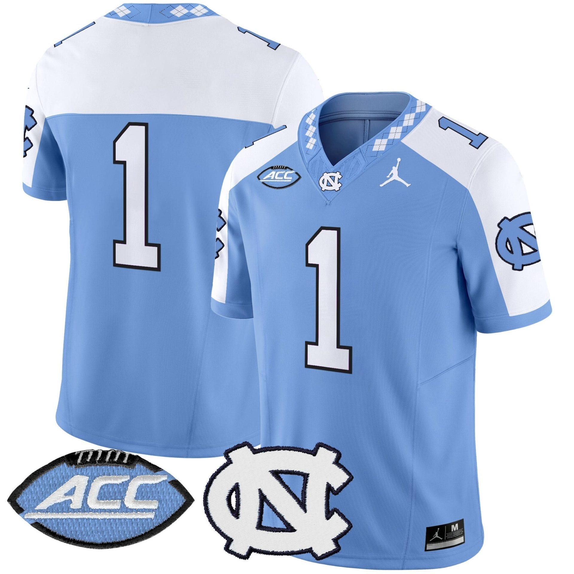 North Carolina Tar Heels 2025 Vapor Limited Jersey - All Stitched 35 North Carolina Tar Heels 2025 Vapor Limited Jersey - All Stitched - Image 35