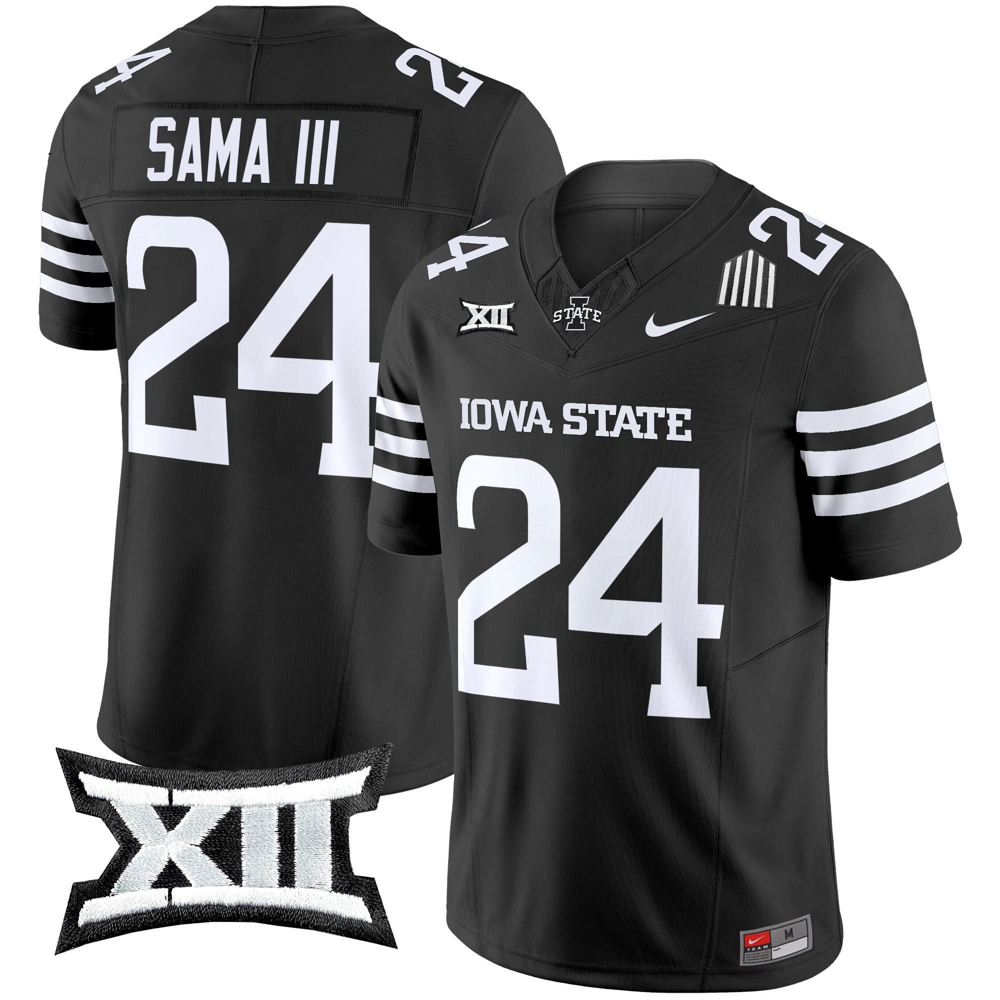 Iowa State Cyclones 2025 Vapor Limited Jersey - All Stitched 24 Iowa State Cyclones 2025 Vapor Limited Jersey - All Stitched - Image 24