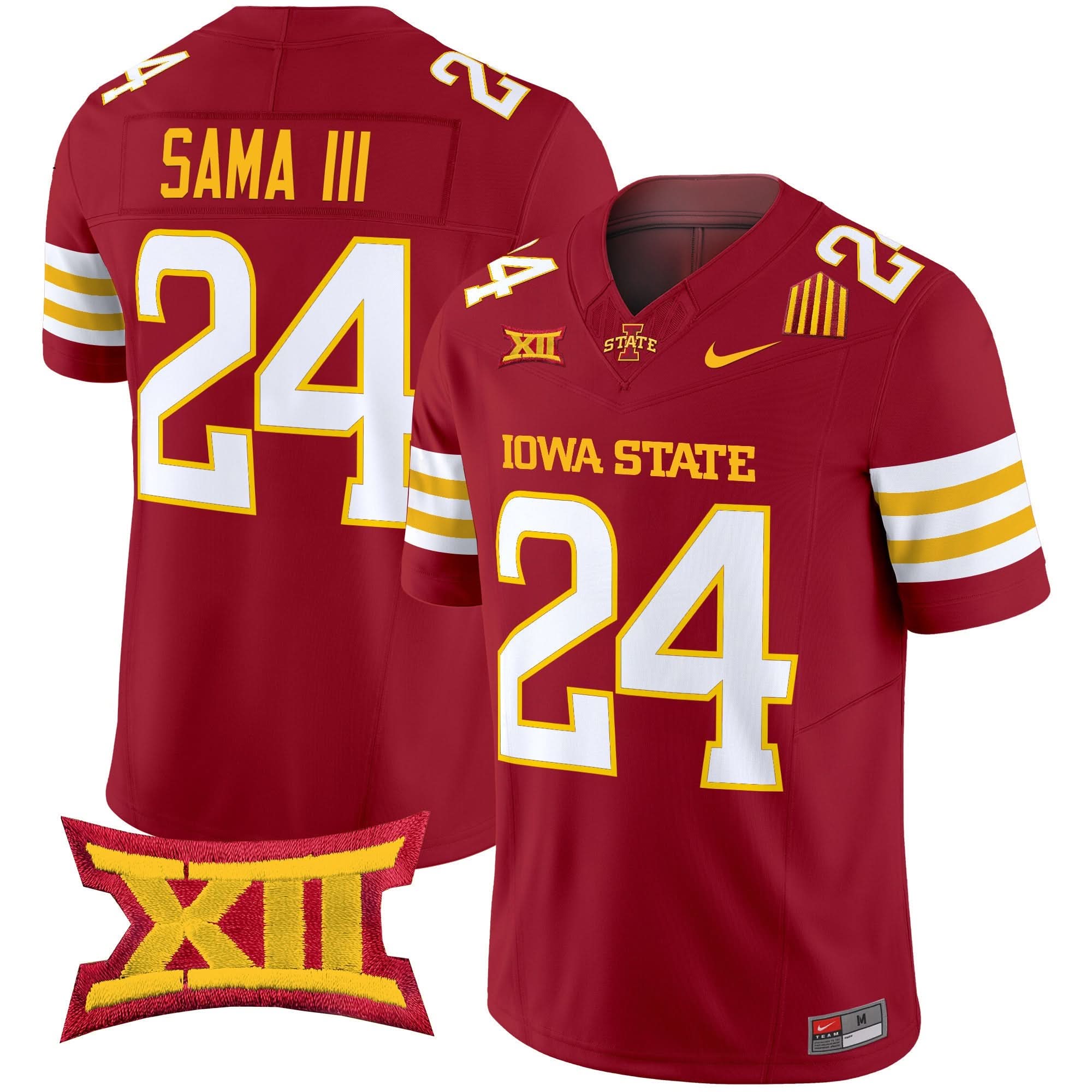 Iowa State Cyclones 2025 Vapor Limited Jersey - All Stitched 14 Iowa State Cyclones 2025 Vapor Limited Jersey - All Stitched - Image 14