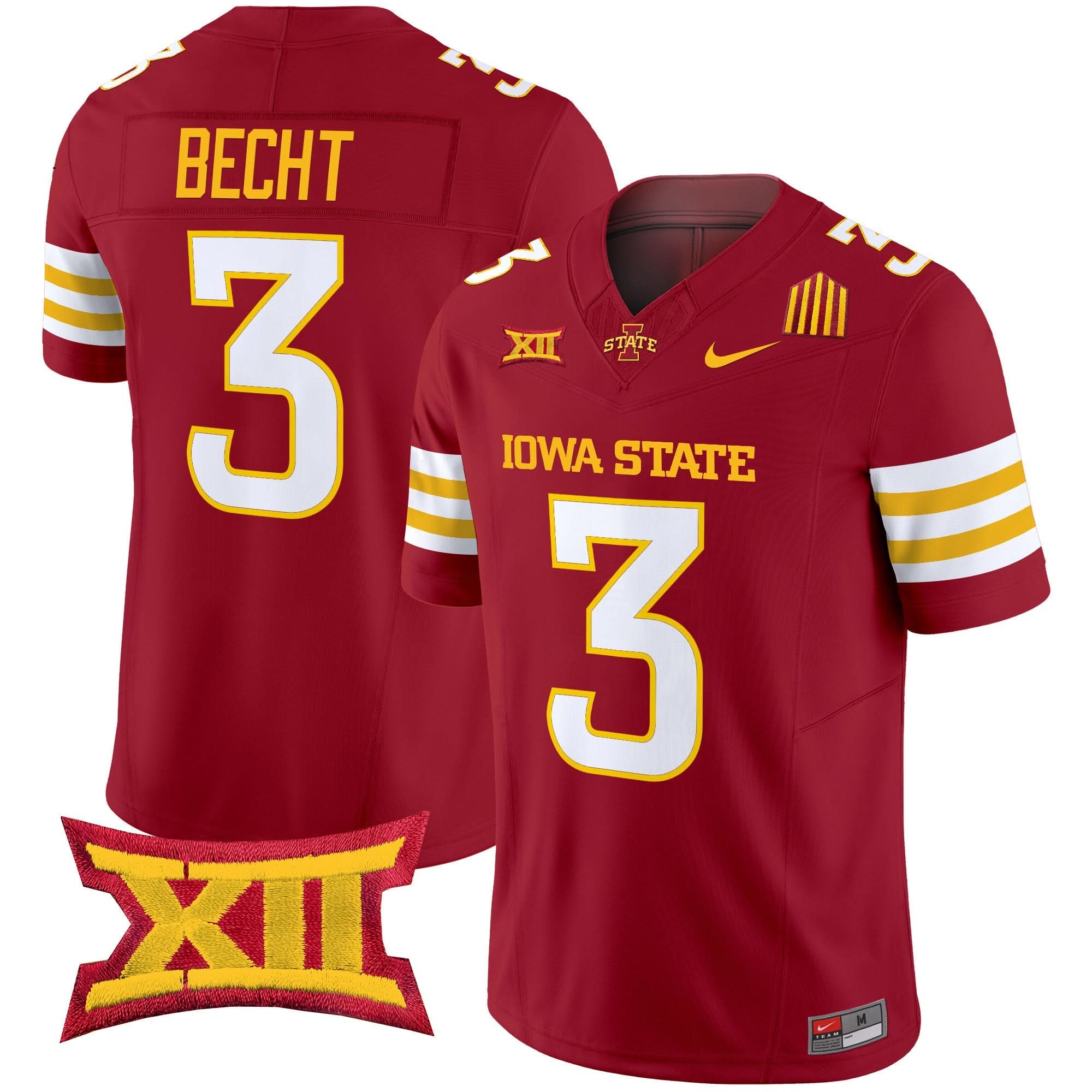 Iowa State Cyclones 2025 Vapor Limited Jersey - All Stitched 11 Iowa State Cyclones 2025 Vapor Limited Jersey - All Stitched - Image 11