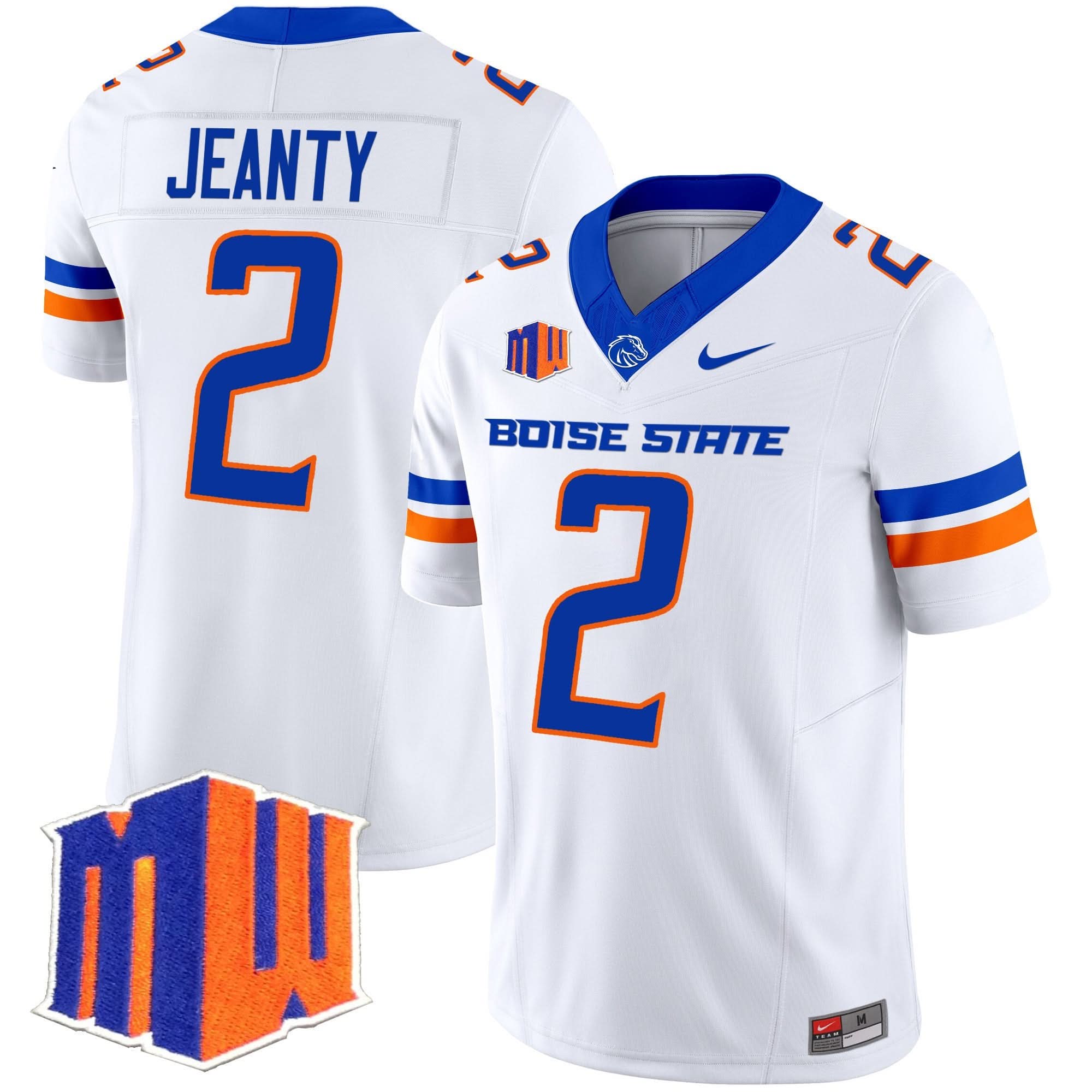 Boise State Broncos 2025 Vapor Limited Jersey - All Stitched 40 Boise State Broncos 2025 Vapor Limited Jersey - All Stitched - Image 40