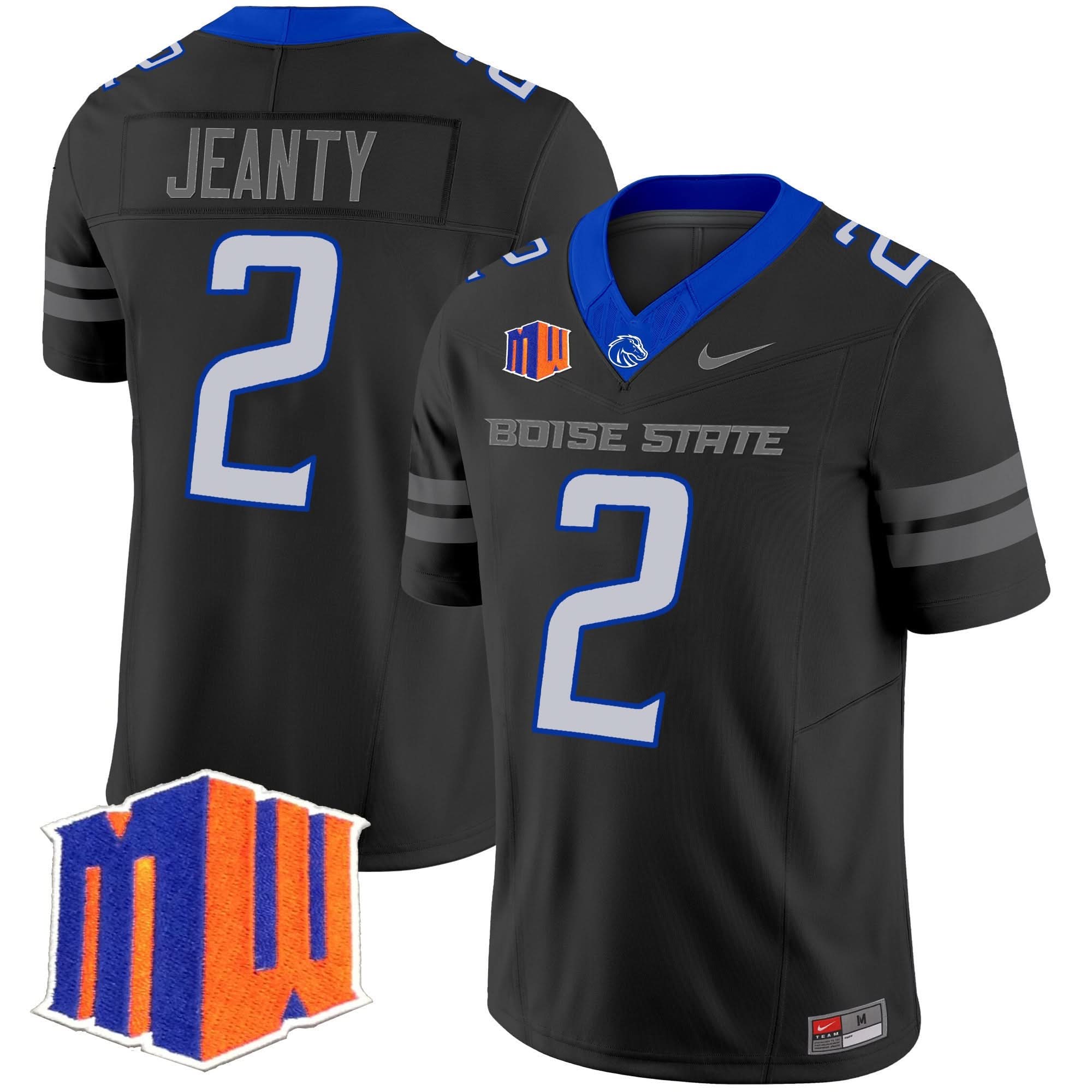 Boise State Broncos 2025 Vapor Limited Jersey - All Stitched 2 Boise State Broncos 2025 Vapor Limited Jersey - All Stitched - Image 2