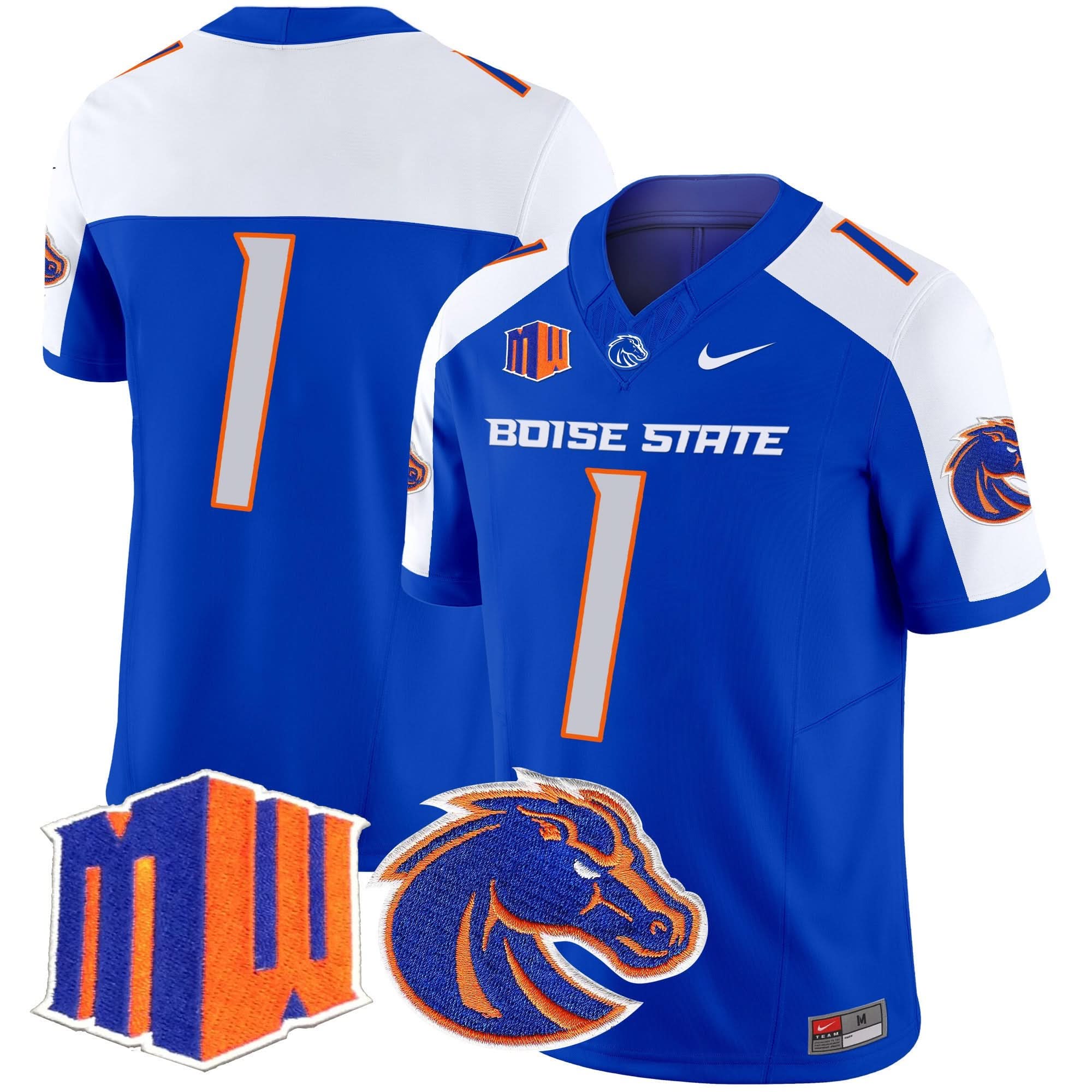 Boise State Broncos 2025 Vapor Limited Jersey - All Stitched 9 Boise State Broncos 2025 Vapor Limited Jersey - All Stitched - Image 9