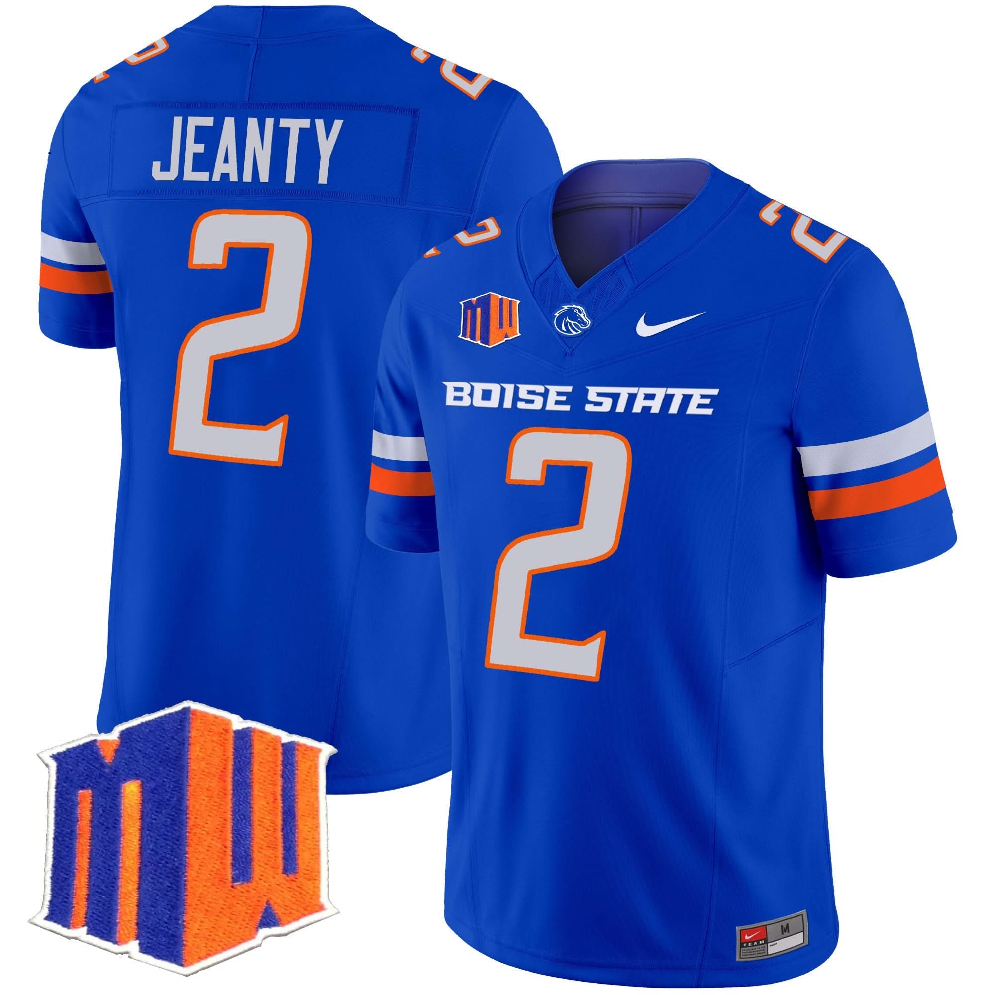 Boise State Broncos 2025 Vapor Limited Jersey - All Stitched 23 Boise State Broncos 2025 Vapor Limited Jersey - All Stitched - Image 23