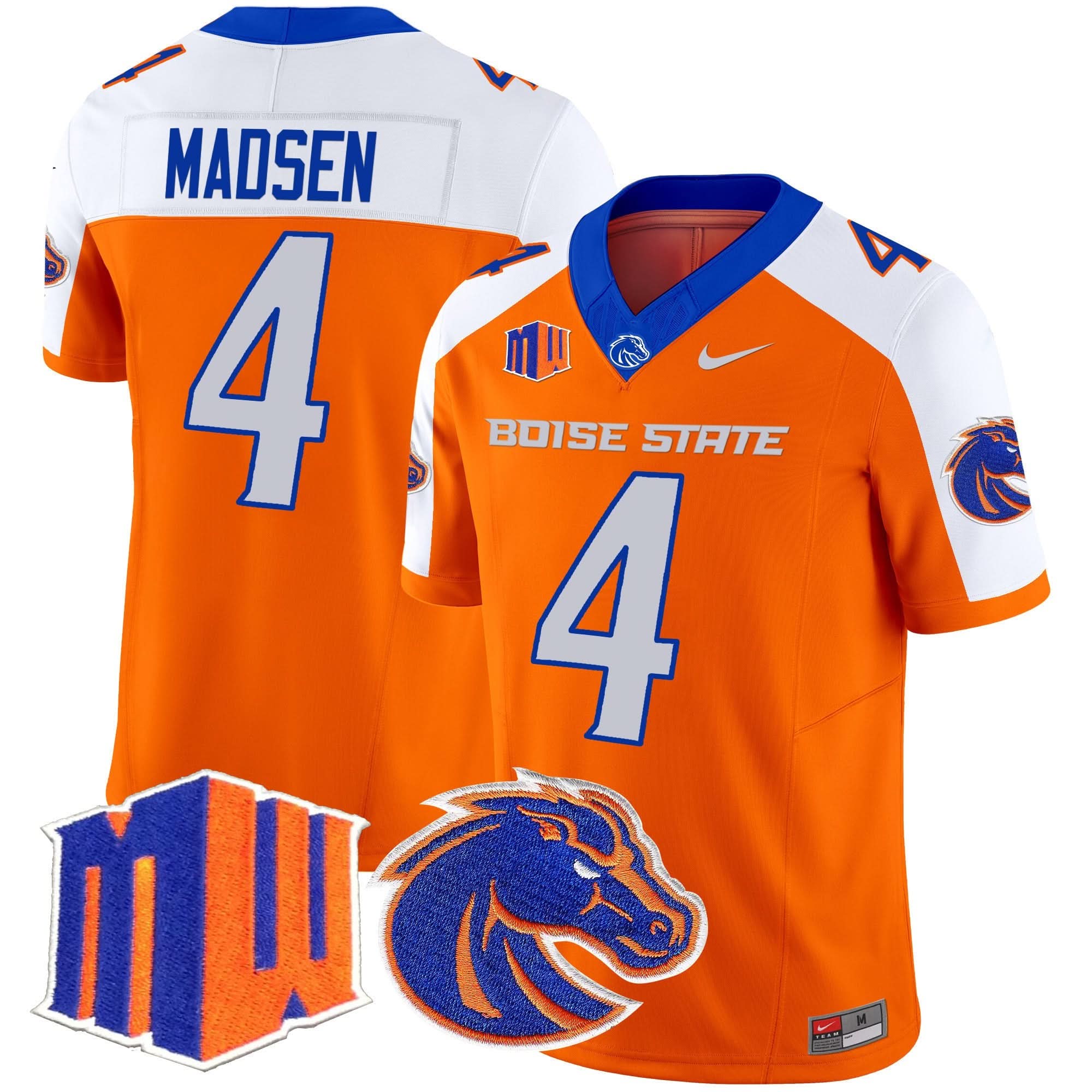 Boise State Broncos 2025 Vapor Limited Jersey - All Stitched 10 Boise State Broncos 2025 Vapor Limited Jersey - All Stitched - Image 10