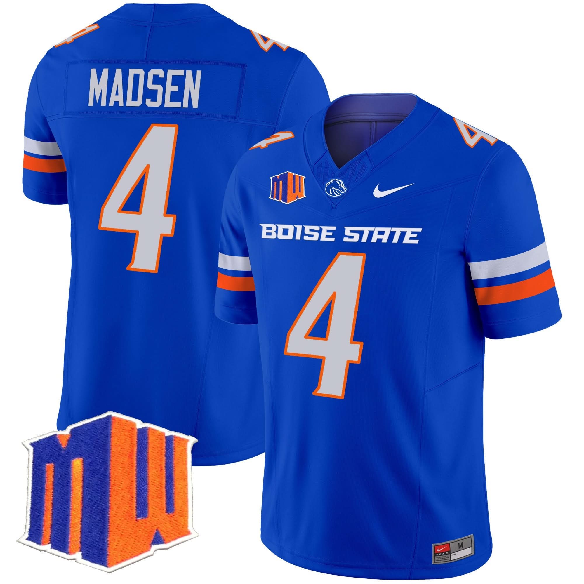 Boise State Broncos 2025 Vapor Limited Jersey - All Stitched 18 Boise State Broncos 2025 Vapor Limited Jersey - All Stitched - Image 18