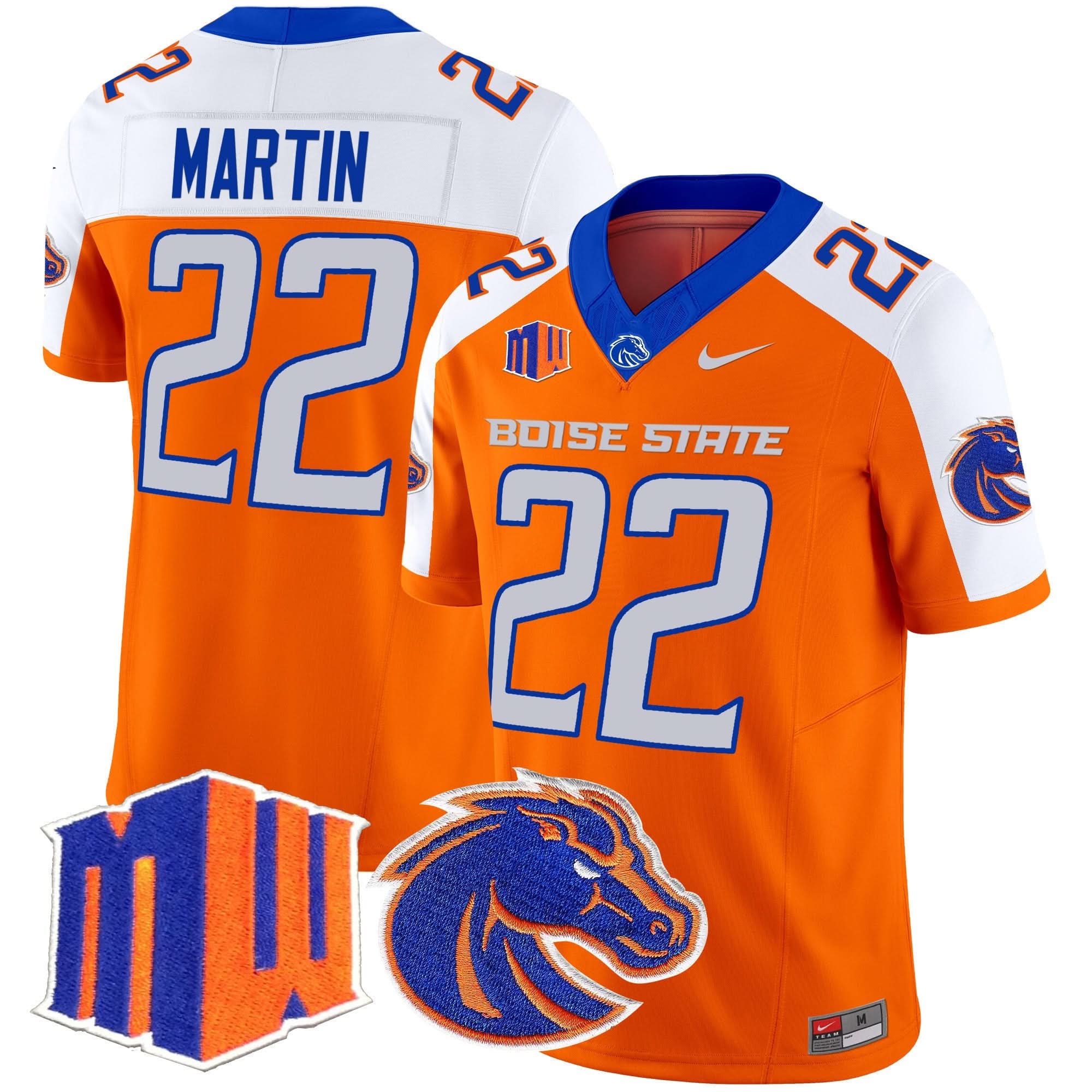 Boise State Broncos 2025 Vapor Limited Jersey - All Stitched 16 Boise State Broncos 2025 Vapor Limited Jersey - All Stitched - Image 16