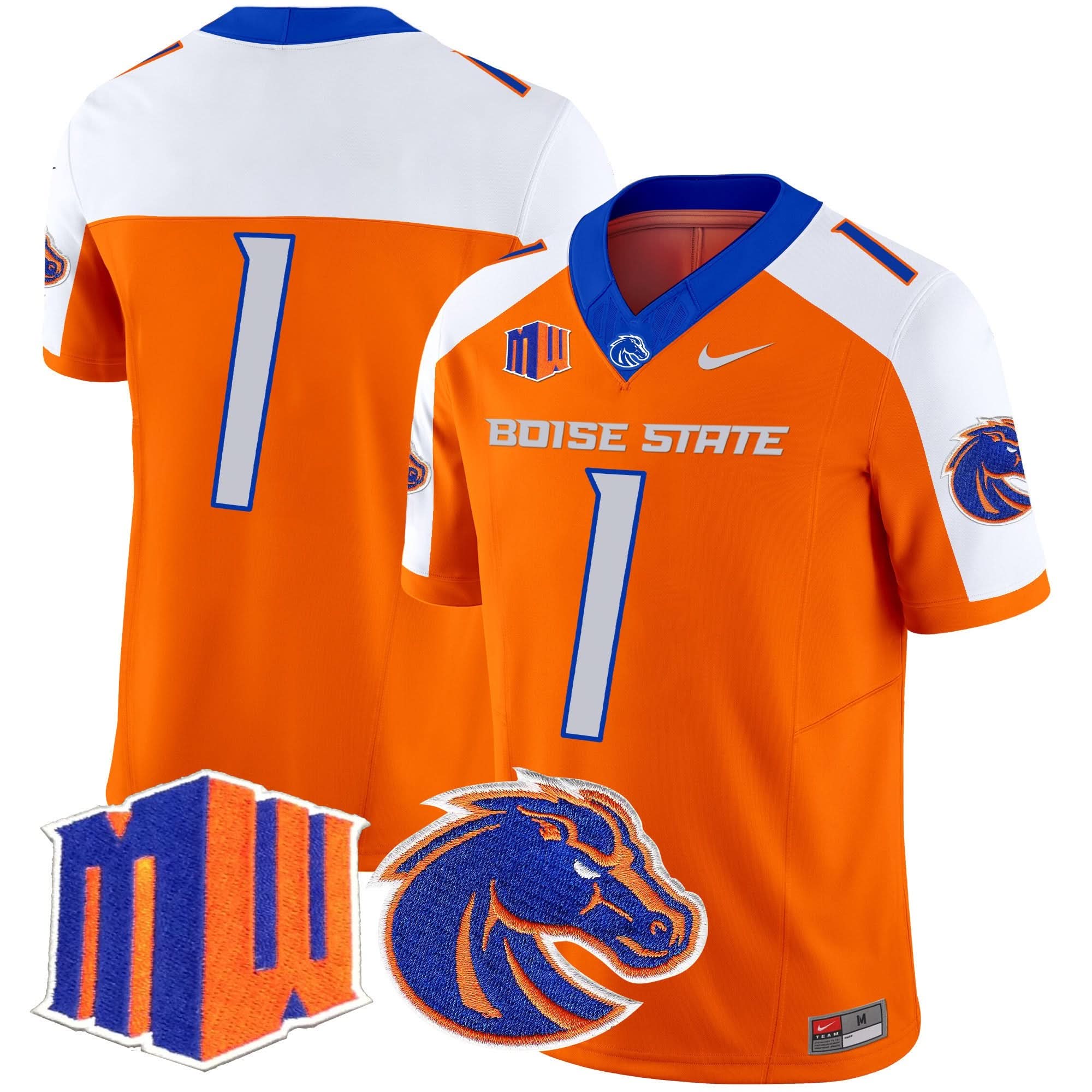 Boise State Broncos 2025 Vapor Limited Jersey - All Stitched 17 Boise State Broncos 2025 Vapor Limited Jersey - All Stitched - Image 17