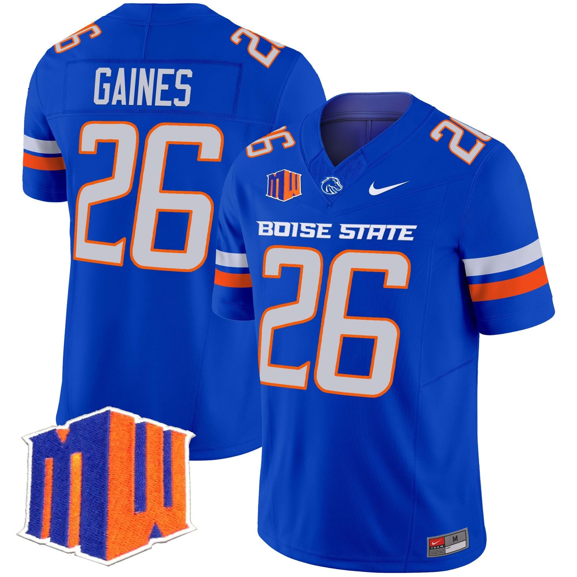 Boise State Broncos 2025 Vapor Limited Jersey - All Stitched 20 Boise State Broncos 2025 Vapor Limited Jersey - All Stitched - Image 20