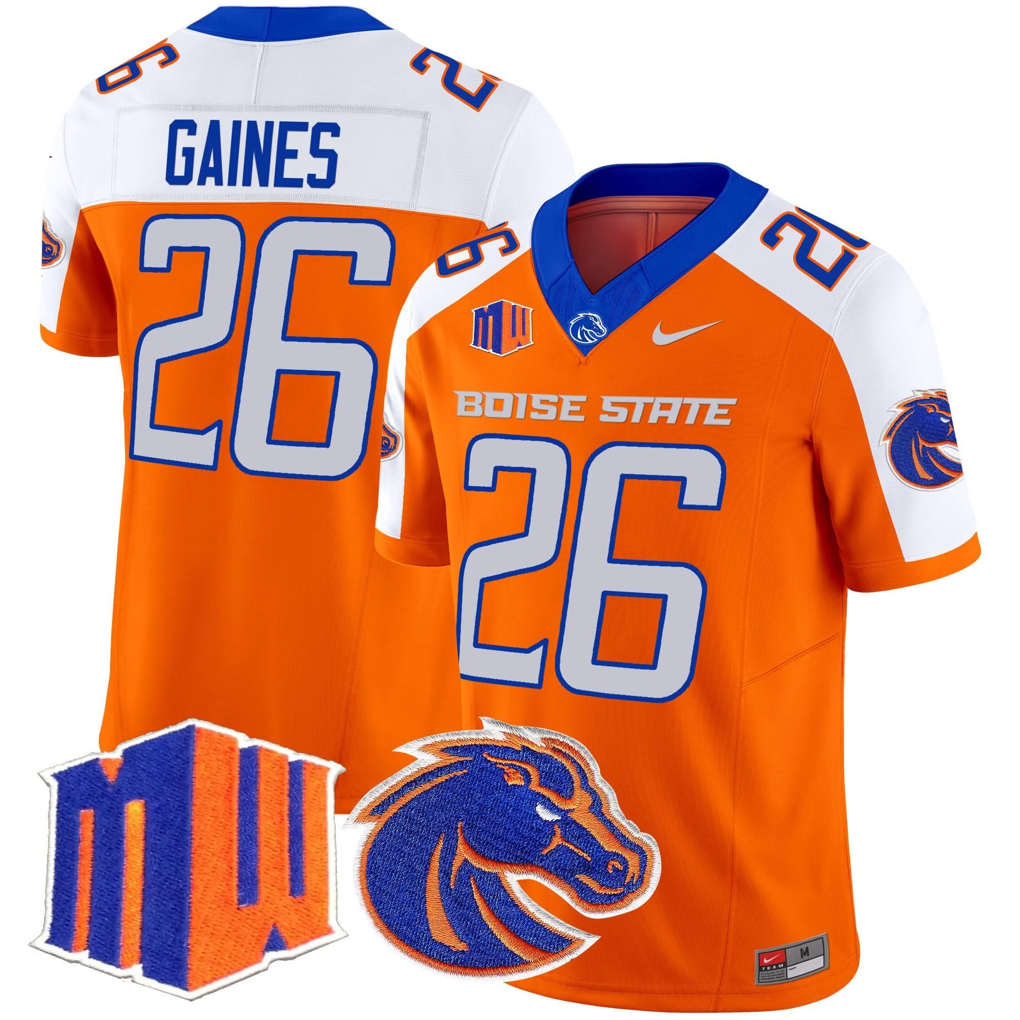 Boise State Broncos 2025 Vapor Limited Jersey - All Stitched 12 Boise State Broncos 2025 Vapor Limited Jersey - All Stitched - Image 12