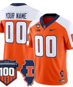 Custom Illinois Fighting Illini Jersey 100th Memorial Stadium Patch Vapor Limited - All Stitched 9 172716562484f39a86e1 dc3ffc7d 0bb7 4520 9f8d 300717b77e36 2