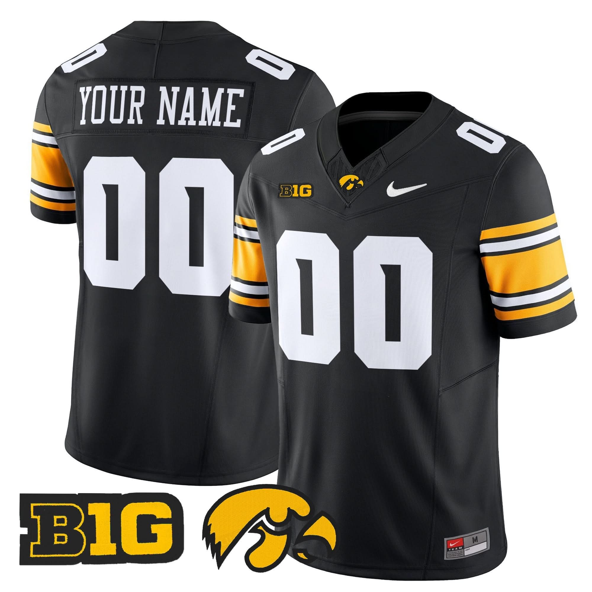 Custom Iowa Hawkeyes Jersey Name, Number 2025 Vapor Limited - All Stitched 4 Custom Iowa Hawkeyes Jersey Name, Number 2025 Vapor Limited - All Stitched - Image 4