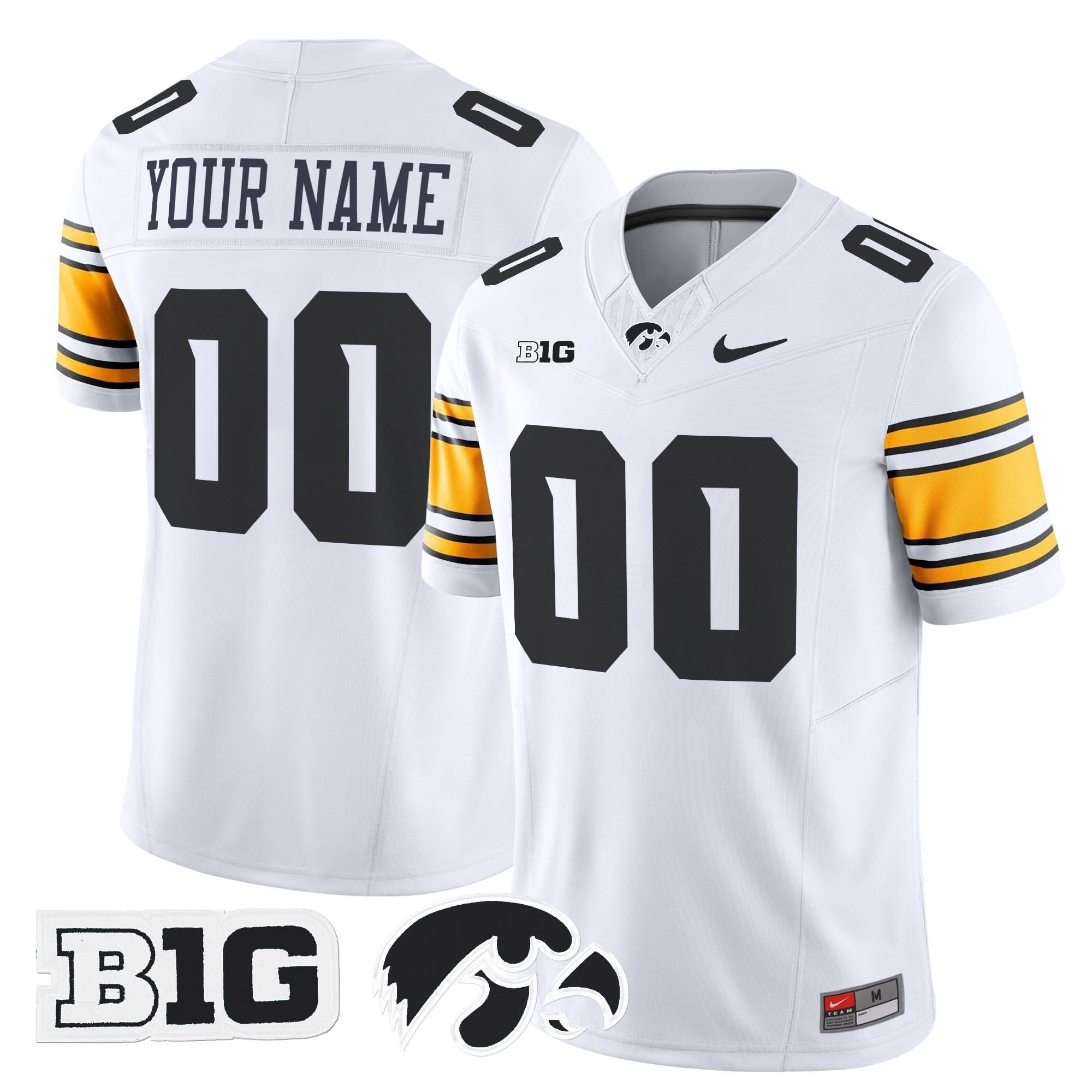 Custom Iowa Hawkeyes Jersey Name, Number 2025 Vapor Limited - All Stitched 5 Custom Iowa Hawkeyes Jersey Name, Number 2025 Vapor Limited - All Stitched - Image 5