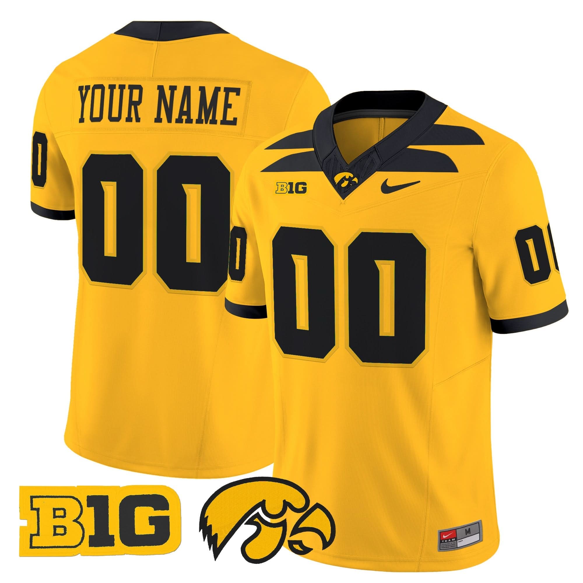Custom Iowa Hawkeyes Jersey Name, Number 2025 Vapor Limited - All Stitched 3 Custom Iowa Hawkeyes Jersey Name, Number 2025 Vapor Limited - All Stitched - Image 3
