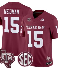 Texas A&M Aggies 2025 Vapor Limited Jersey - All Stitched 44 1728037207a378ddec37