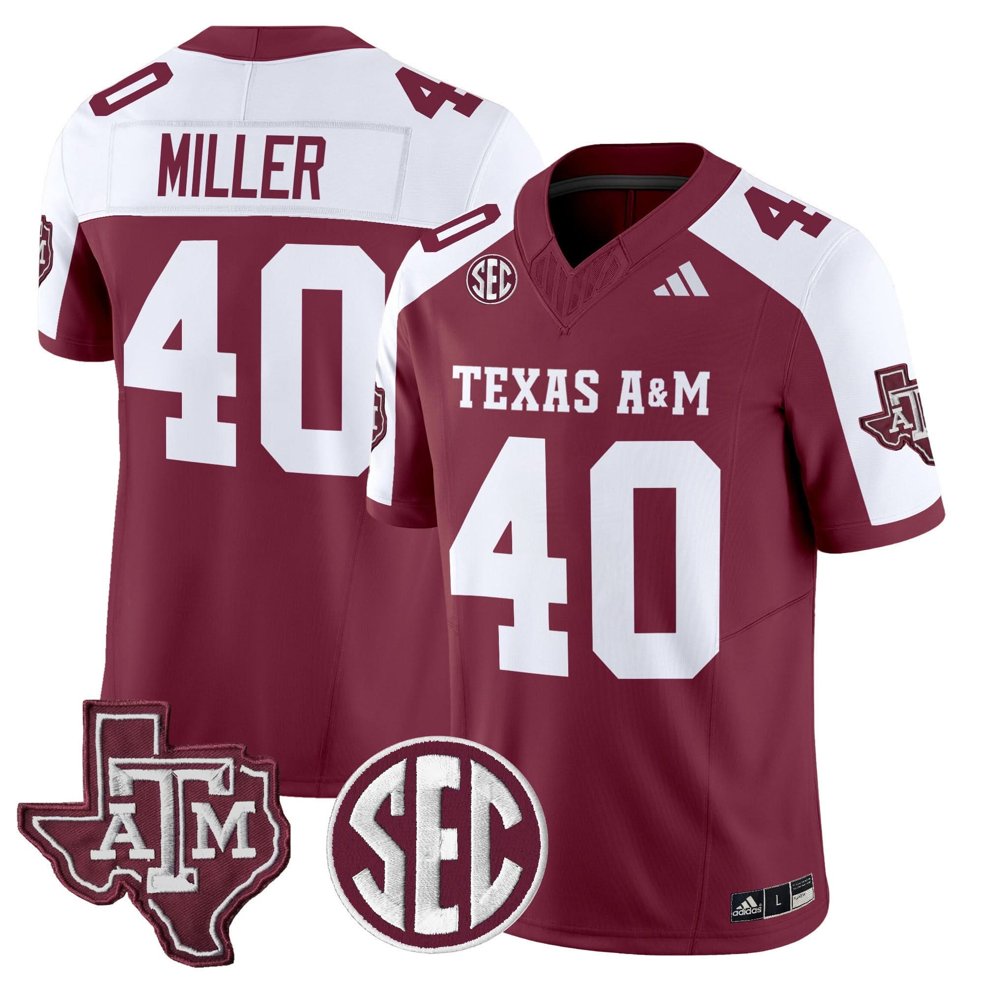 Texas A&M Aggies 2025 Vapor Limited Jersey - All Stitched 32 Texas A&M Aggies 2025 Vapor Limited Jersey - All Stitched - Image 32