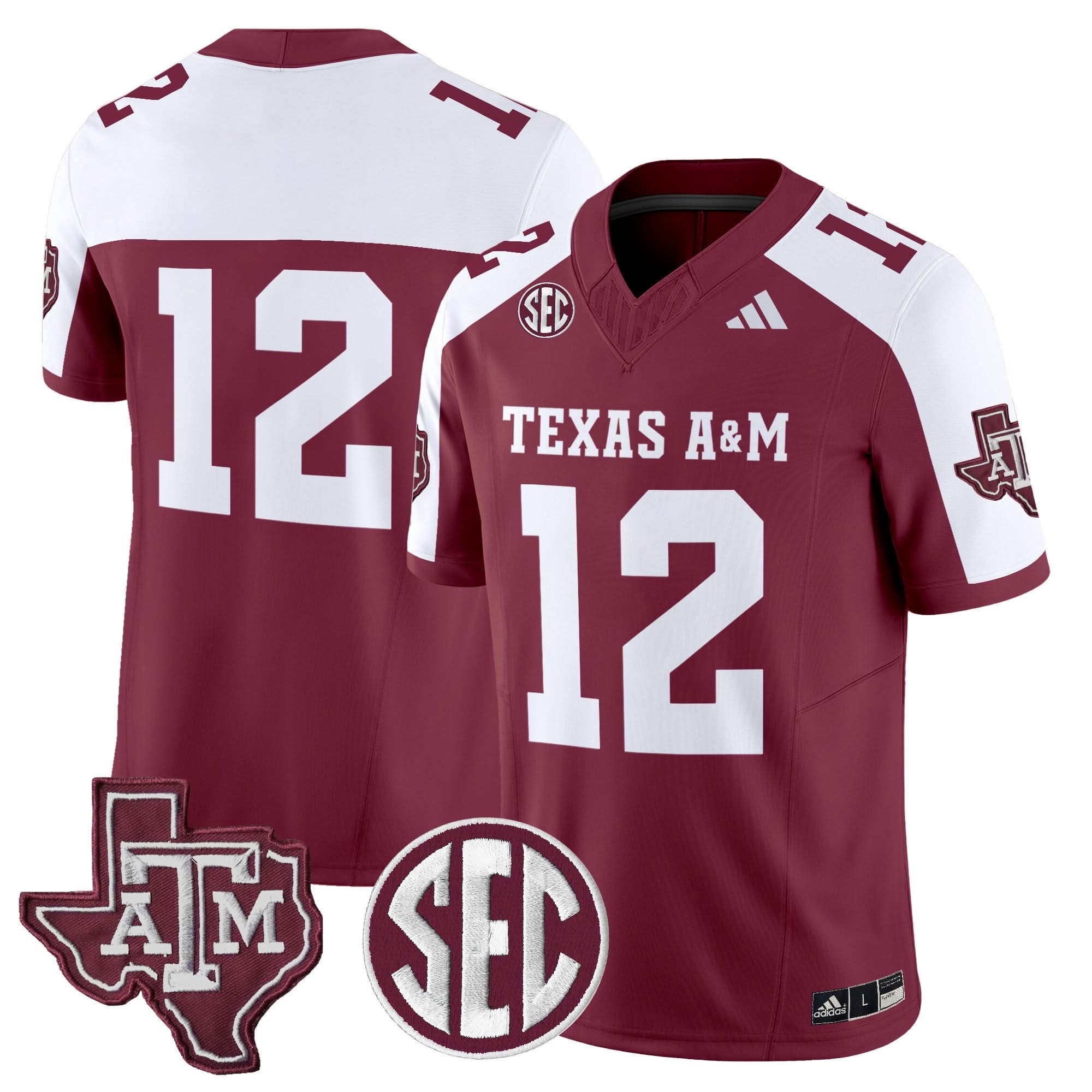 Texas A&M Aggies 2025 Vapor Limited Jersey - All Stitched 33 Texas A&M Aggies 2025 Vapor Limited Jersey - All Stitched - Image 33